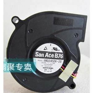 SANYO 9BD24SD6-20 24V 0.14A 2wires 3wires cooling fan